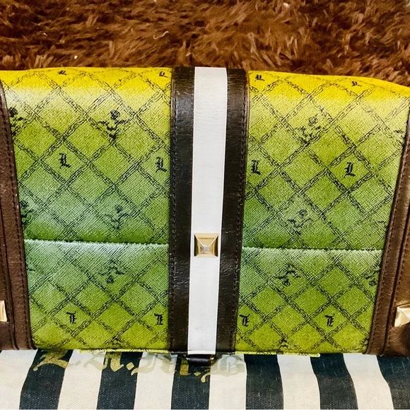 L.A.M.B. Red and Yellow ombré Rasta tote bag - Picture 9 of 12